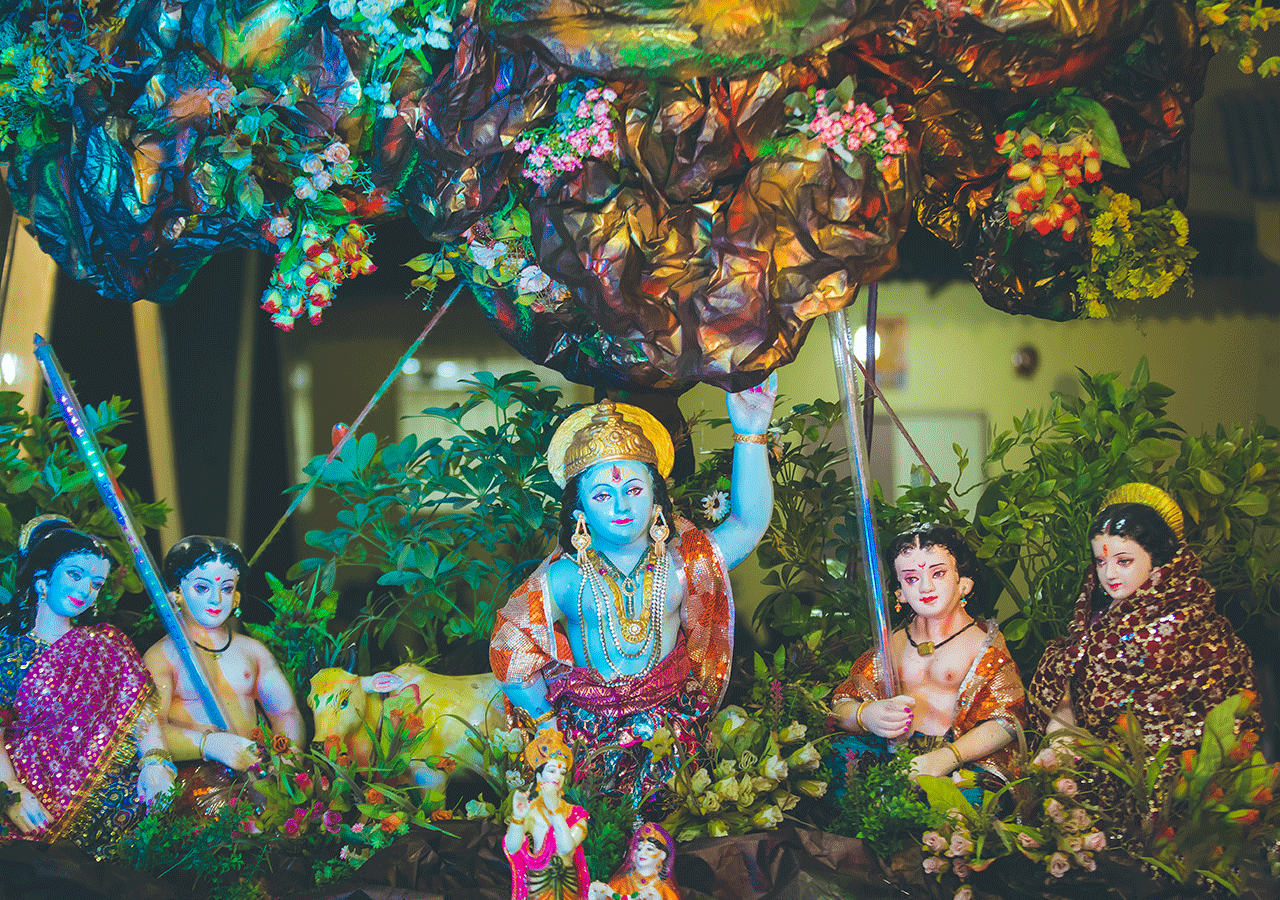 Krishna-decorations